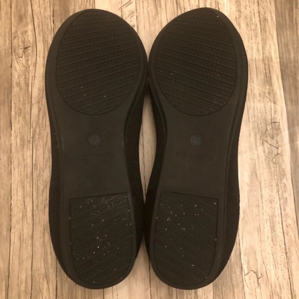 Solid Black Rothy’s Flats With Round Toe. - image 6